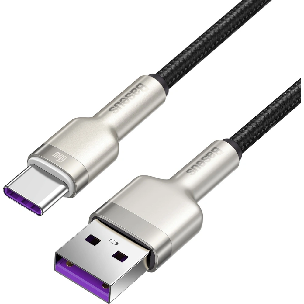 Wholesale USB do USB-C Baseus Cafule Cable, 66W, 2m (black) - BSU3020BLK - {ean13} - Hurt