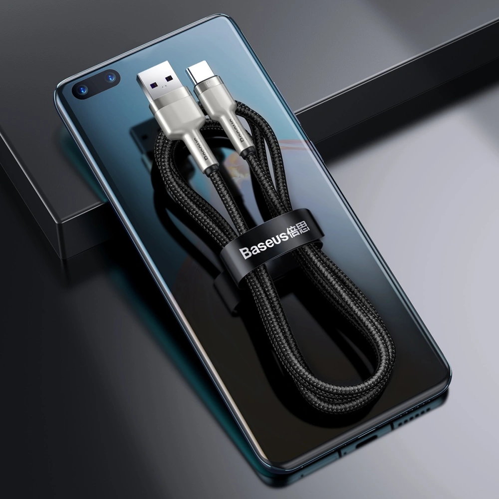 Wholesale USB do USB-C Baseus Cafule Cable, 66W, 2m (black) - BSU3020BLK - {ean13} - Hurt