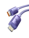Hurtownia GSM - Kabel USB-C do Lightning Baseus Crystal, 20W, PD, 1.2m (fialová) - BSU3023PRP - {ean13} - Hurt