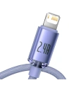 Hurtownia GSM - Kabel USB do Lightning Baseus Crystal, 2.4A, 2m (fialový) - BSU3024PRP - {ean13} - Hurt