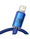 Hurtownia GSM - Kabel USB do Lightning Baseus Crystal, 2.4A, 2m (niebieski) - BSU3025BLU - {ean13} - Hurt