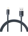 Kabel USB do Lightning Baseus Crystal, 2.4A, 1.2m (czarny)