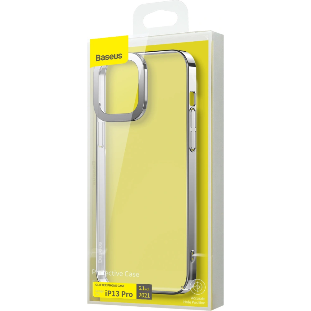 Hurtownia GSM - Etui Baseus Glitter Apple iPhone 13 Pro (srebrne) - BSU3031 - {ean13} - Hurt