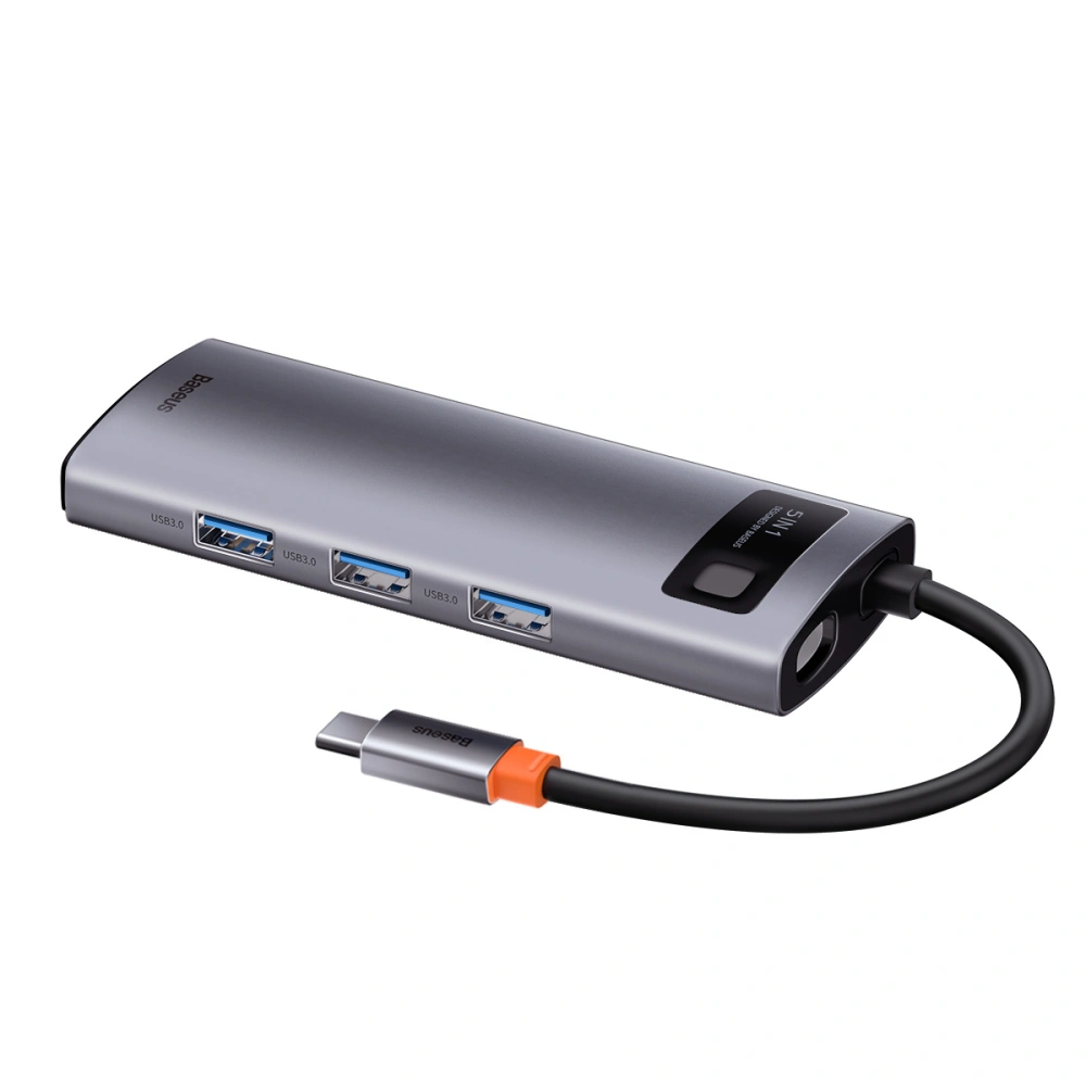 Hurtownia GSM - Adapter 5w1 Baseus Hub USB-C na 3x USB 3.0 + HDMI + USB-C PD - BSU3034 - {ean13} - Hurt
