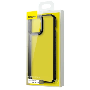 Etui Baseus Crystal Apple iPhone 13 Pro Max (czarne)