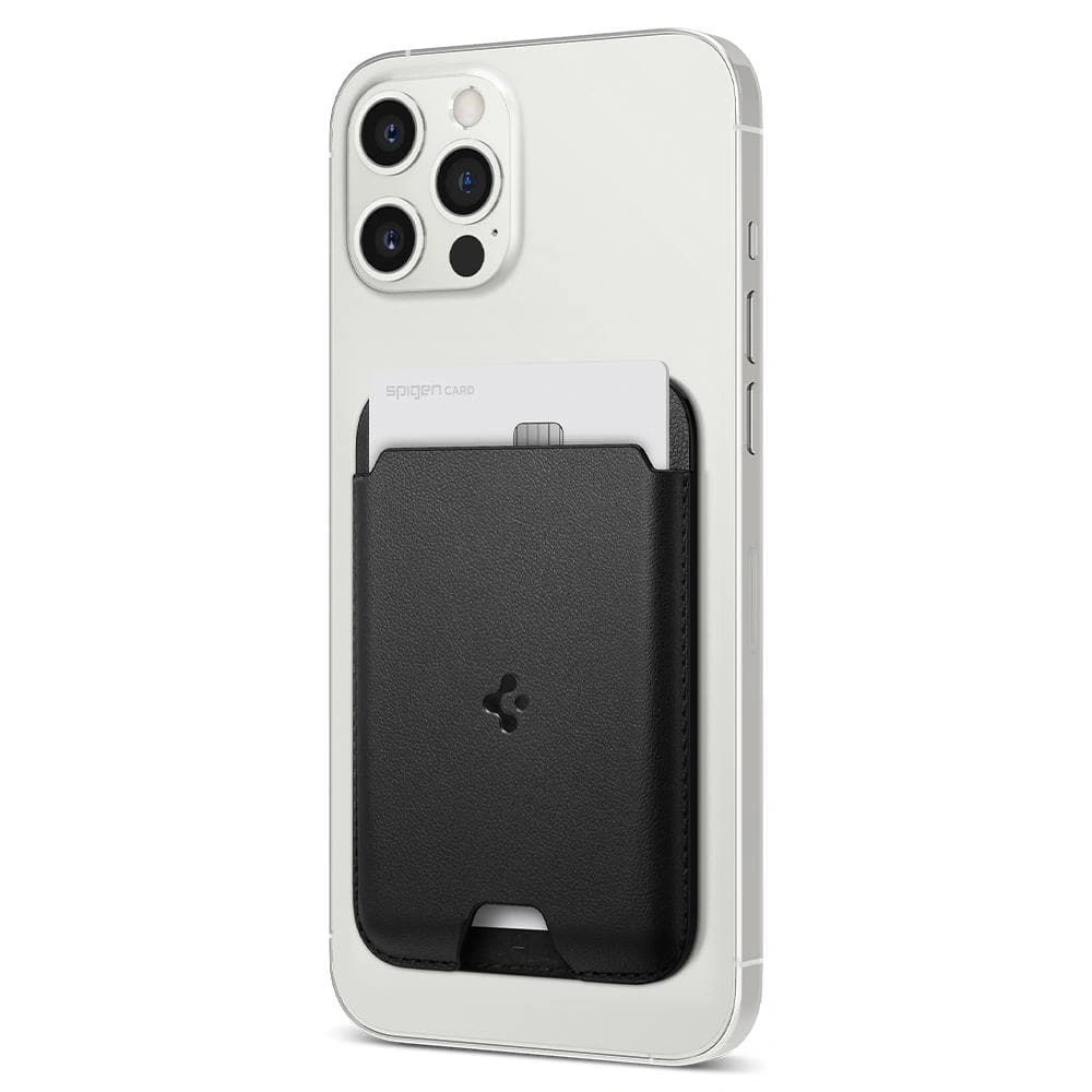 Hurtownia GSM - Etui na karty MagSafe Spigen Valentinus Universal Magnetic Držák na karty Černý - SPN2063BLK - {ean13} - Hurt