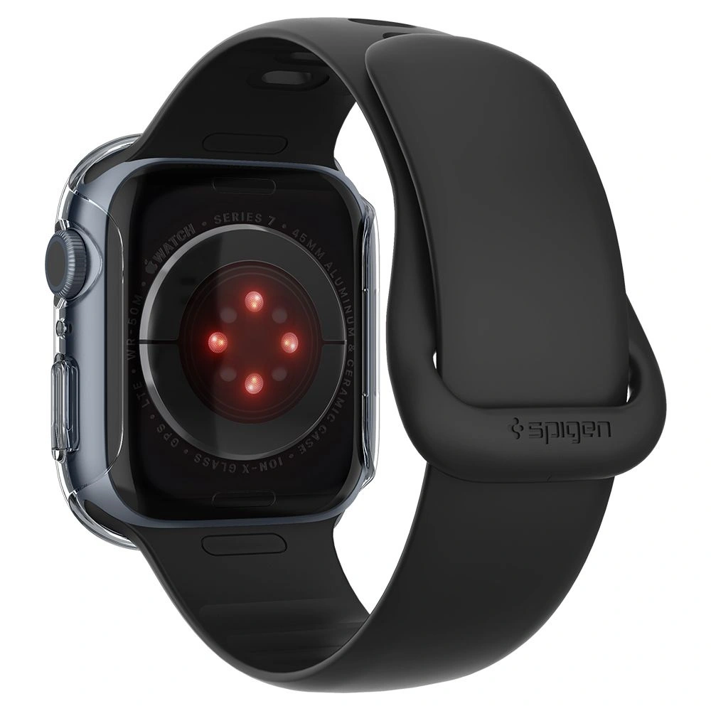 Hurtownia GSM - Etui Spigen Thin Fit Apple Watch 7/8 (45mm) Crystal Clear - SPN2064CLR - {ean13} - Hurt