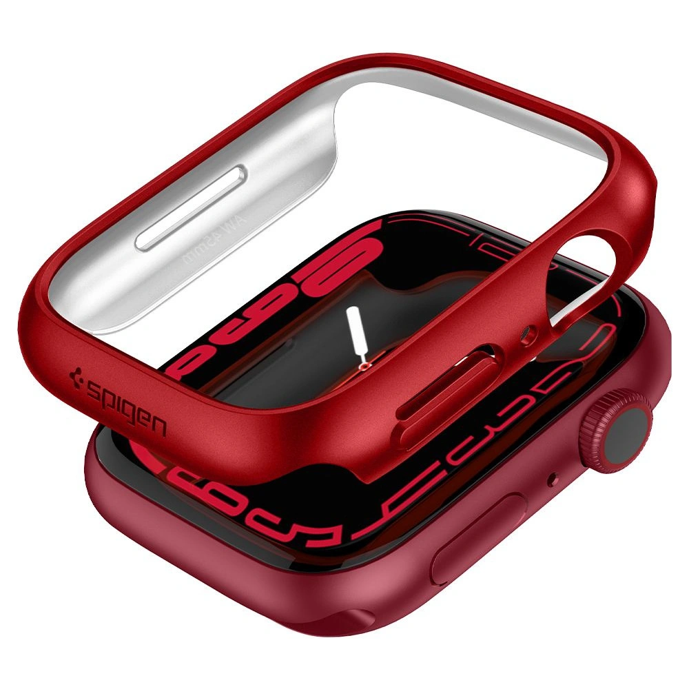 Hurtownia GSM - Etui Spigen Thin Fit Apple Watch 7/8 (45mm) Roșu Metalic - SPN2065RED - {ean13} - Hurt