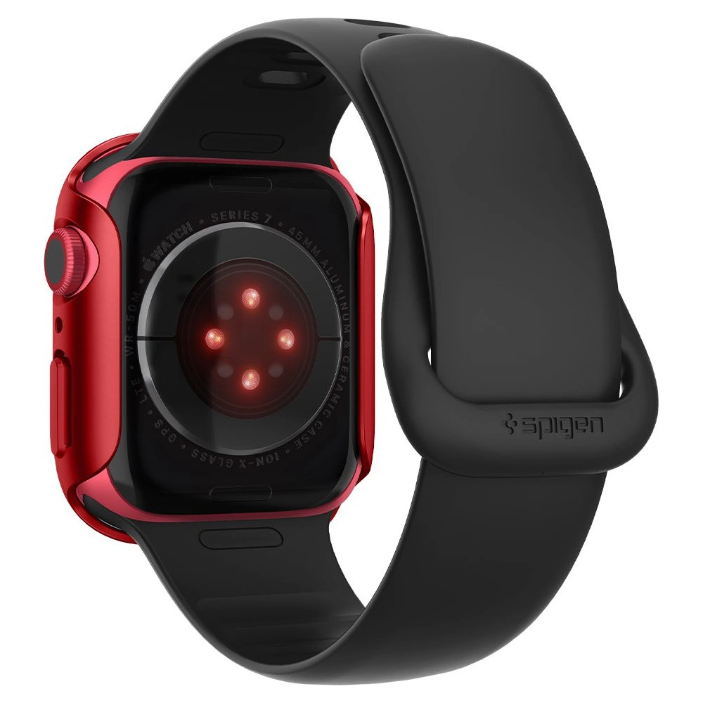Hurtownia GSM - Etui Spigen Thin Fit Apple Watch 7/8 (45mm) Roșu Metalic - SPN2065RED - {ean13} - Hurt