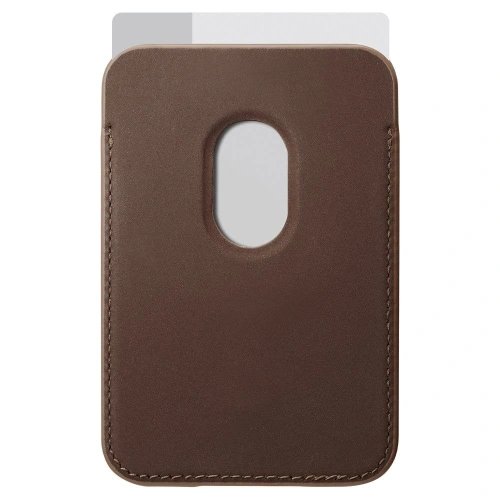 Etui na karty Spigen Valentinus Magsafe Universal Magnetic Card Holder Brown
