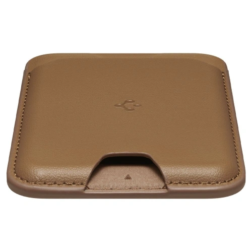 Etui na karty Spigen Valentinus Magsafe Universal Magnetic Card Holder Brown