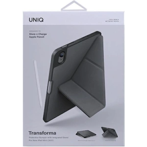 Hurtownia GSM - Etui UNIQ Transforma Apple iPad mini 2021 (6. generációs) / iPad mini 8.3" 2024 7gen Antimikrobiális szürke/sötétszürke - UNIQ558GRY - {ean13} - Hurt