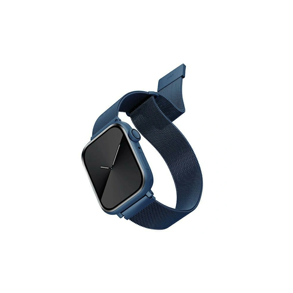 Hurtownia GSM - Pásek UNIQ Dante Apple Watch Series 4/5/6/7/SE/8/9/10 40/41/42mm Nerezová ocel modrý/kobaltově modrý - UNIQ559BLU - {ean13} - Hurt