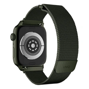 Pasek UNIQ Dante Apple Watch Series 4/5/6/7/SE/8/9/10 40/41/42mm Stainless Steel zielony/green