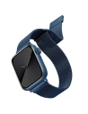 Pasek UNIQ Dante Apple Watch Series 4/5/6/7/SE 42/44/45mm Rozsdamentes acél kék/kobalt kék