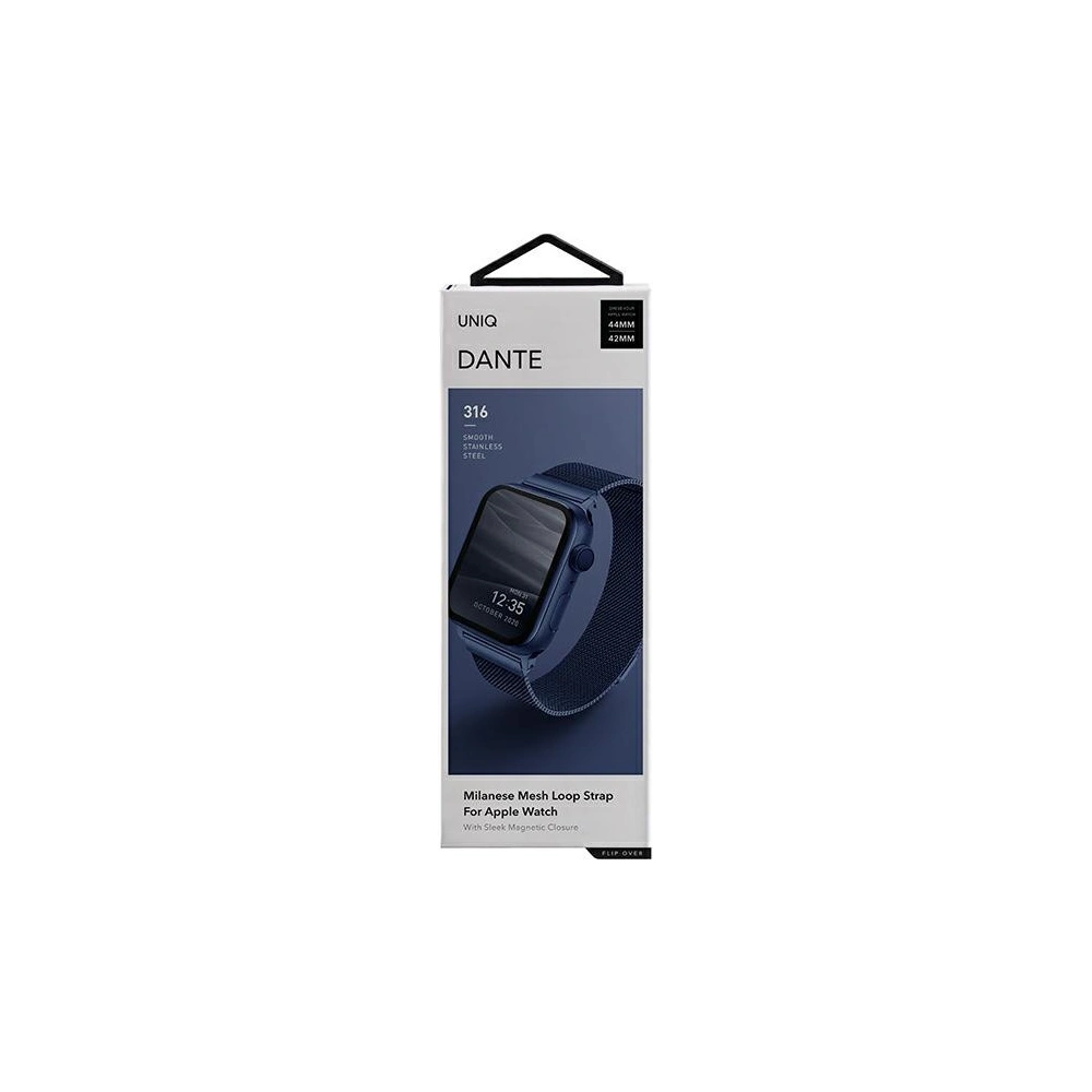 Hurtownia GSM - Pásek UNIQ Dante Apple Watch Series 4/5/6/7/SE 42/44/45mm z nerezové oceli modrý/kobaltový modrý - UNIQ561BLU - {ean13} - Hurt