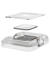 Hurtownia GSM - Szkło hybrydowe Spigen Proflex ez Fit Apple Watch 4/5/6/7/8/9/SE 44/45mm [2 PACK] - SPN2070 - {ean13} - Hurt