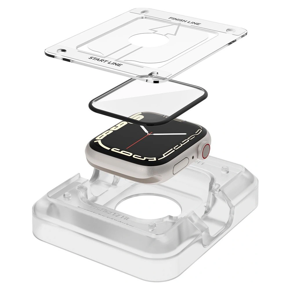 Hurtownia GSM - Hybridní sklo Spigen Proflex ez Fit Apple Watch 4/5/6/7/SE/8/9 40/41mm [2 PACK] - SPN2071 - {ean13} - Hurt