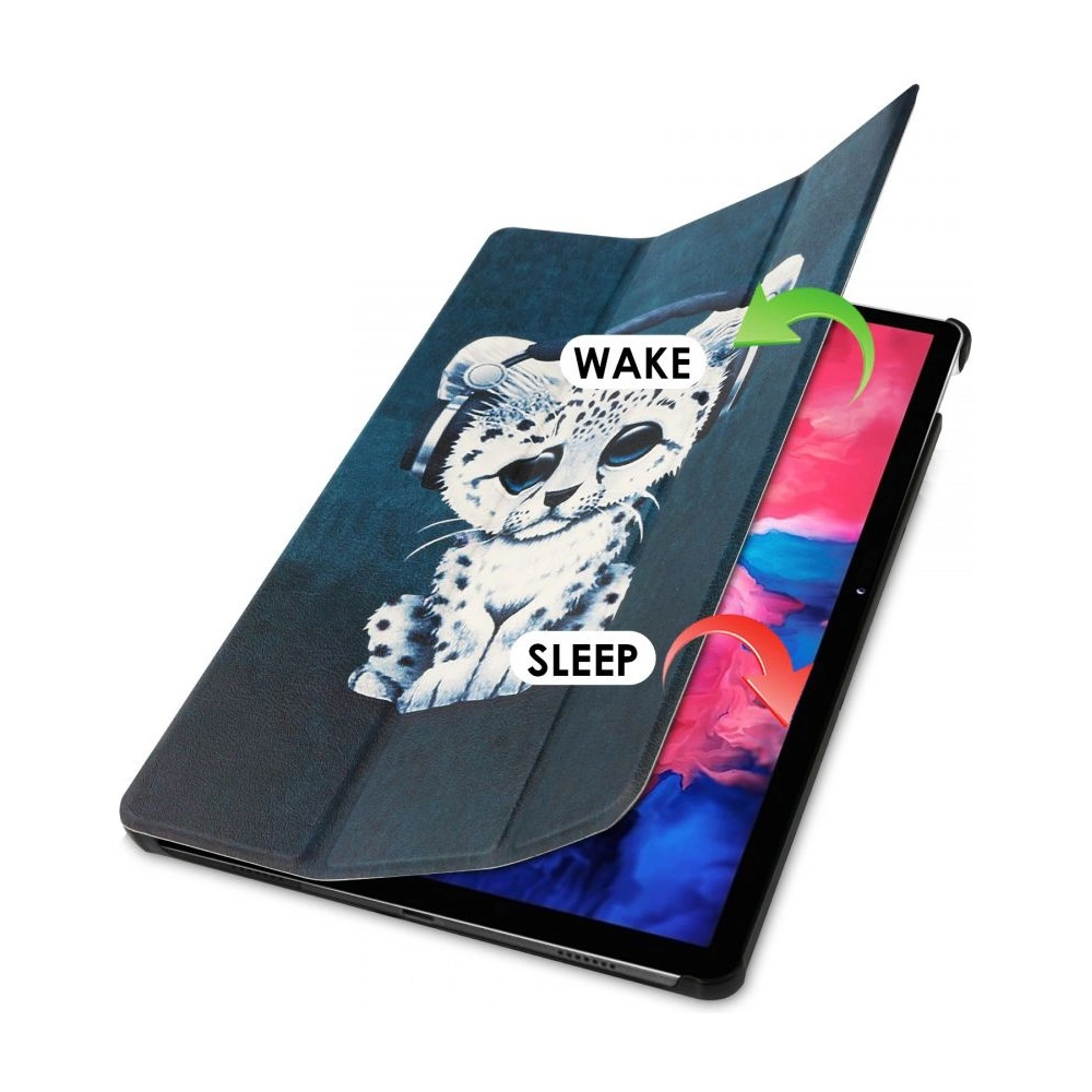 Hurtownia GSM - Etui Tech-Protect Smartcase Lenovo Tab P11 / P11+ Plus 11.0 Sad Cat - THP832BLK - {ean13} - Hurt