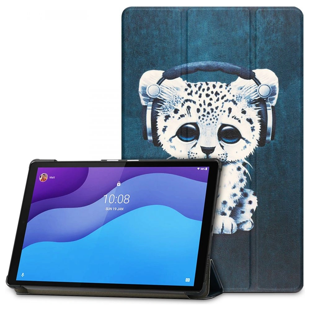 Hurtownia GSM - Etui Tech-Protect Smartcase Lenovo Tab M10 10.1 2nd Gen Sad Cat - THP833BLK - {ean13} - Hurt