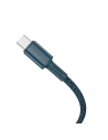 Hurtownia GSM - Kabel USB-C na USB-C Baseus High Density Braided, 100W, 2m (modrý) - BSU3040BLU - {ean13} - Hurt