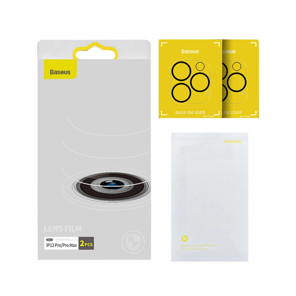 Wholesale Baseus Lens Protection Apple iPhone 13 Pro/13 Pro Max [2 PACK] - BSU3046 - {ean13} - Hurt