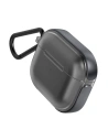 Etui X-Doria Raptic Air Apple AirPods 3 s karabinovým háčkem (černá)
