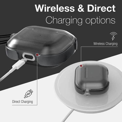 Etui X-Doria Raptic Air Apple AirPods 3 z karabińczykiem (Black)