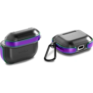 Wholesale Raptic Air Case Apple AirPods 3 with Soft Rubber Texture and Removable Carabiner - Iridescent - XDR156IRI - {ean13} - Hurt