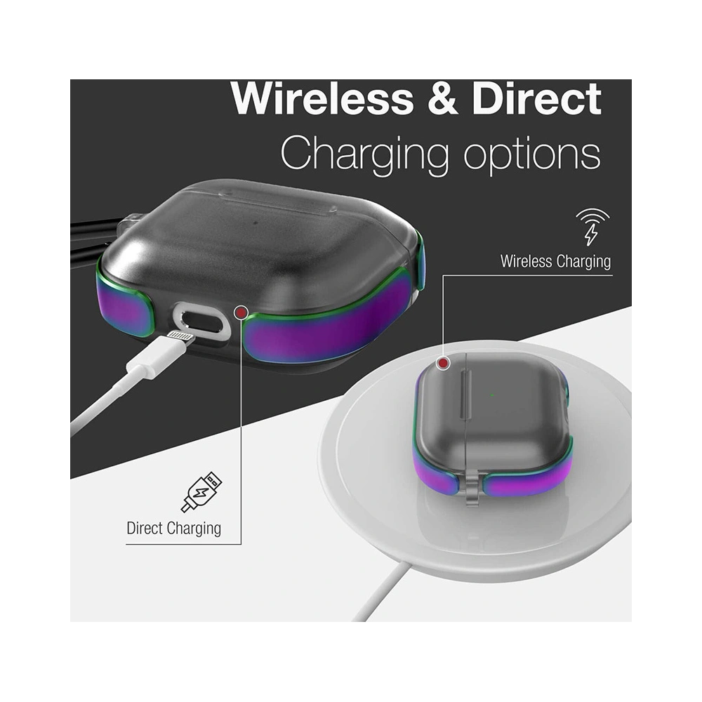 Hurtownia GSM - Etui X-Doria Raptic Air Apple AirPods 3 s karabinem (Iridescent) - XDR156IRI - {ean13} - Hurt
