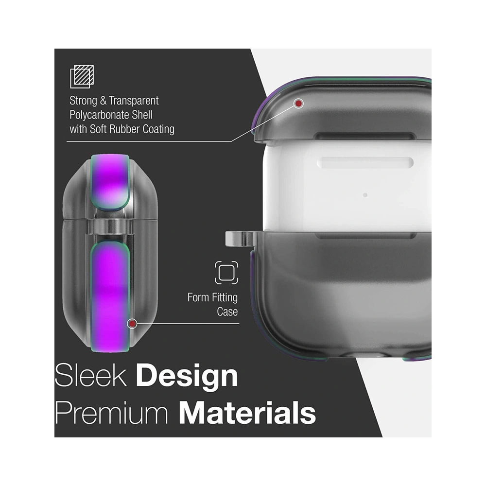 Hurtownia GSM - Etui X-Doria Raptic Air Apple AirPods 3 s karabinem (Iridescent) - XDR156IRI - {ean13} - Hurt