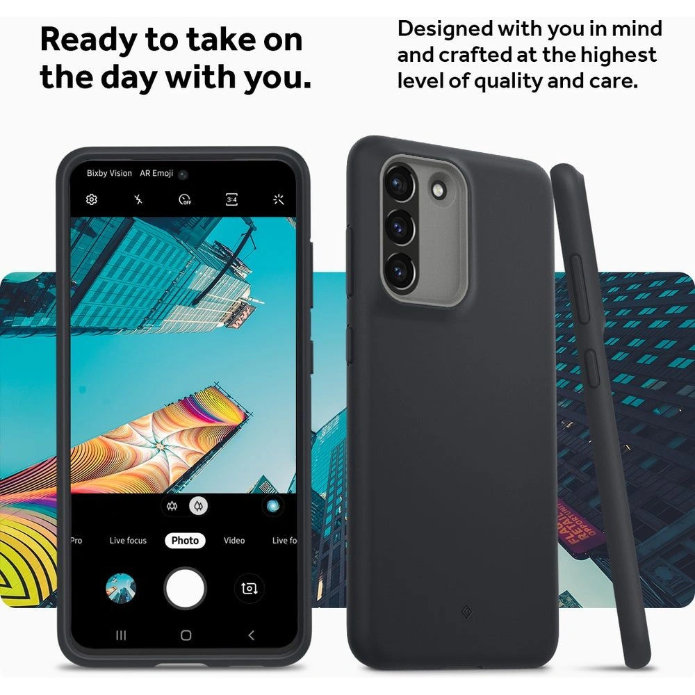 Hurtownia GSM - Etui Caseology Nano Pop Samsung Galaxy S21 FE Černá sezamová - CSL039BLK - {ean13} - Hurt
