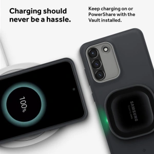 Etui Caseology Nano Pop Samsung Galaxy S21 FE Černá sezamová