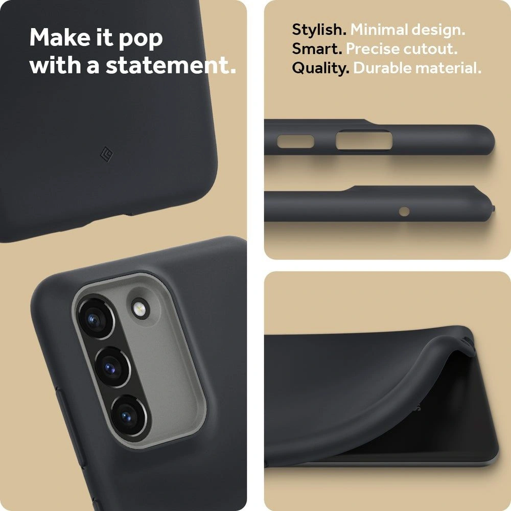 Hurtownia GSM - Etui Caseology Nano Pop Samsung Galaxy S21 FE Černá sezamová - CSL039BLK - {ean13} - Hurt