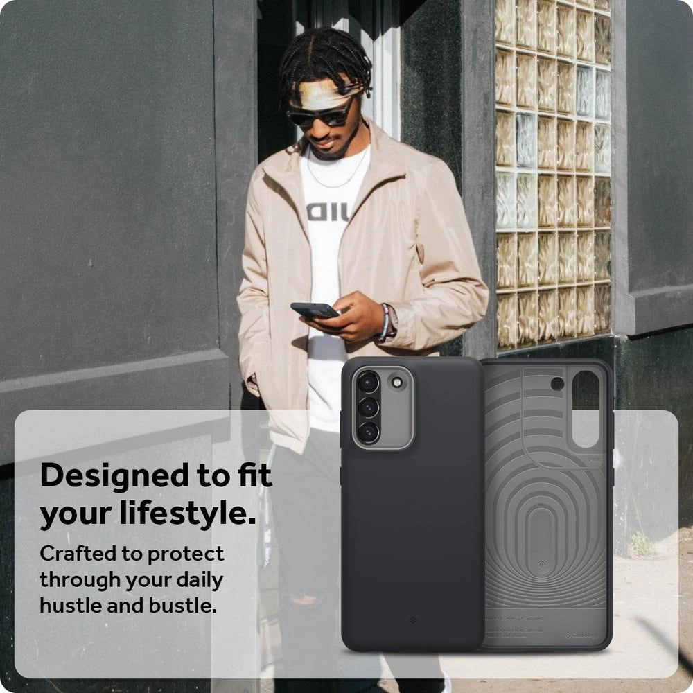 Hurtownia GSM - Etui Caseology Nano Pop Samsung Galaxy S21 FE Černá sezamová - CSL039BLK - {ean13} - Hurt