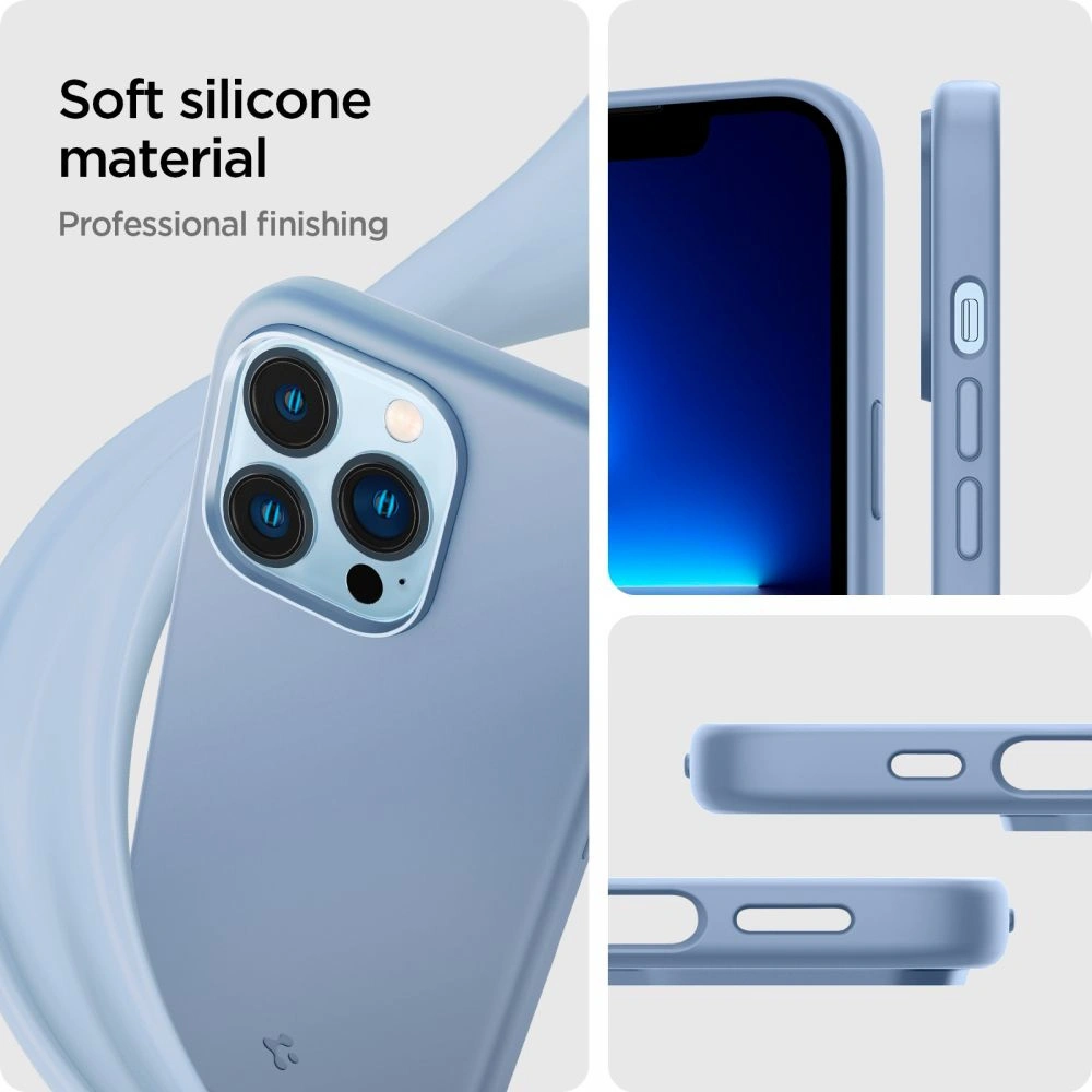 Hurtownia GSM - Etui Spigen Silicone Fit Apple iPhone 13 Pro Sierra Blue - SPN2072BLUE - {ean13} - Hurt