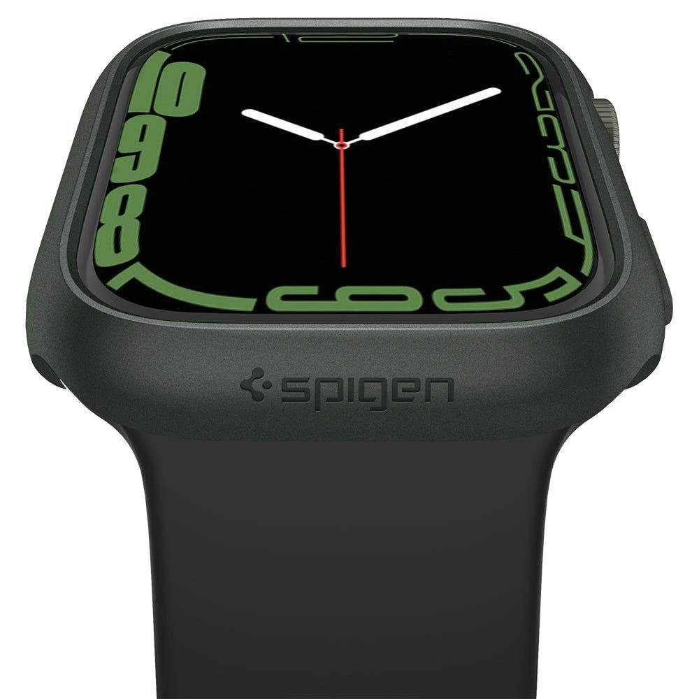 Hurtownia GSM - Etui Spigen Thin Fit Apple Watch 4/5/6/7/8/9/SE 44/45mm Vojenská zelená - SPN2074GRN - {ean13} - Hurt