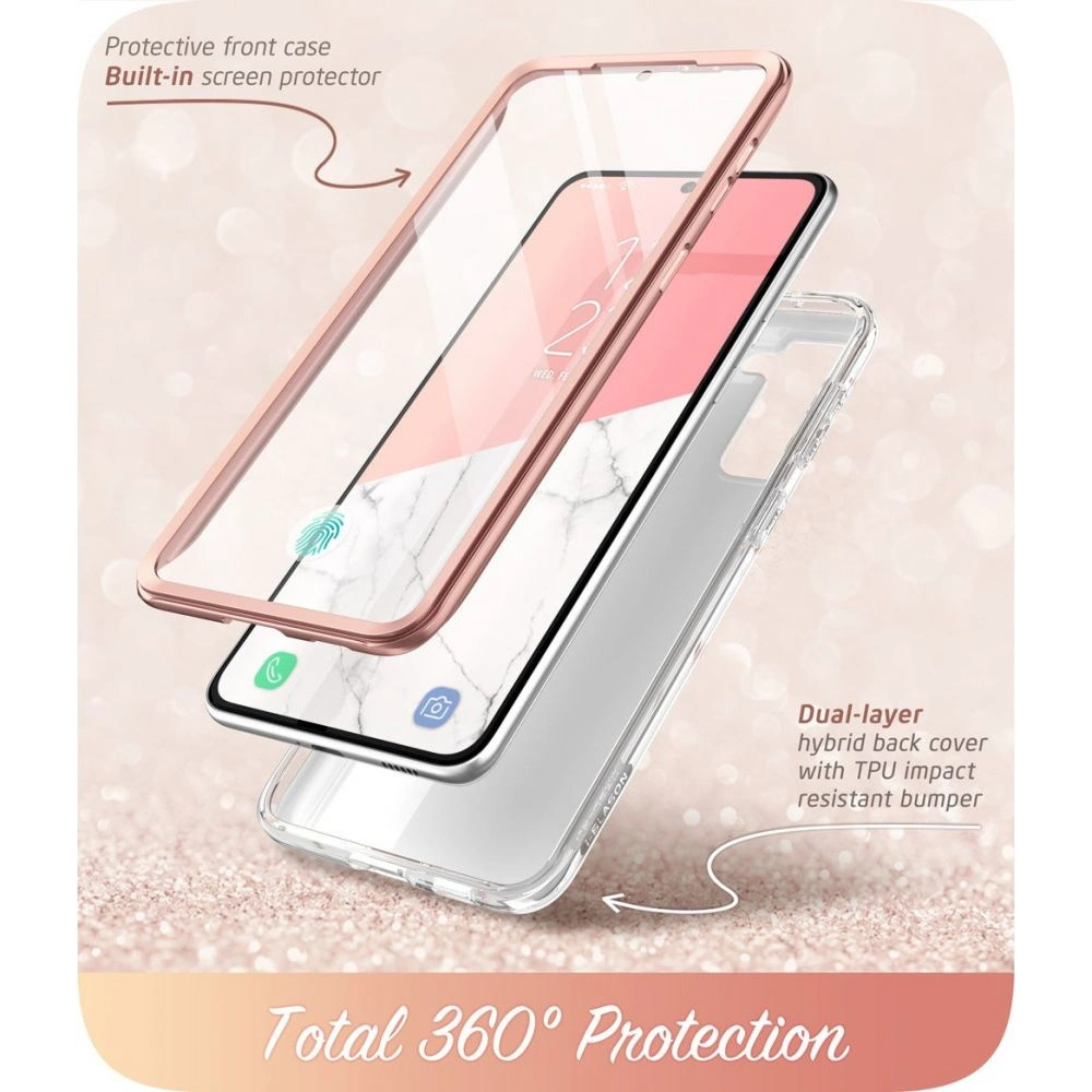 Hurtownia GSM - Etui Supcase Cosmo Samsung Galaxy S21 FE Mramor - SPC226MRB - {ean13} - Hurt