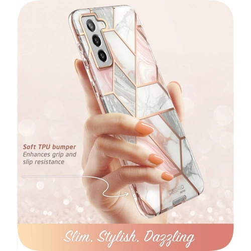 Etui Supcase Cosmo Samsung Galaxy S21 FE Marble