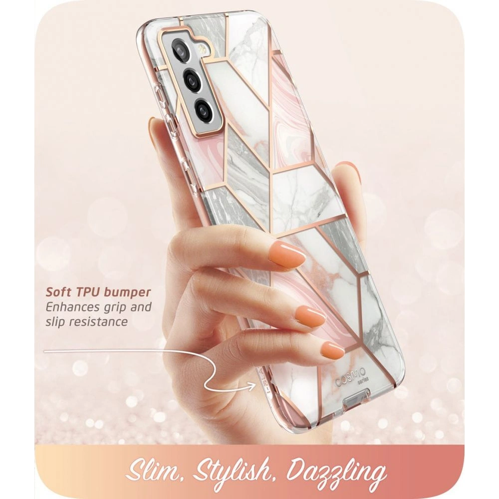 Hurtownia GSM - Etui Supcase Cosmo Samsung Galaxy S21 FE Mramor - SPC226MRB - {ean13} - Hurt