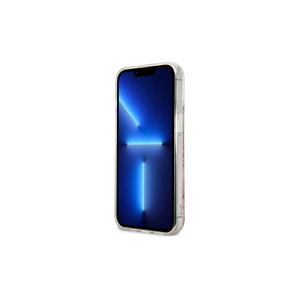 Hurtownia GSM - Etui Karl Lagerfeld KLHCP13LPABGNU Apple iPhone 13 Pro růžový/pink hardcase PEEK A BOO Liquid Glitter - KLD785PNK - {ean13} - Hurt