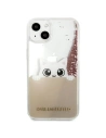 Hurtownia GSM - Case Karl Lagerfeld KLHCP13MPABGNU Apple iPhone 13 rosa/pink Hardcase PEEK A BOO Liquid Glitter - KLD786PNK - {ean13} - Hurt