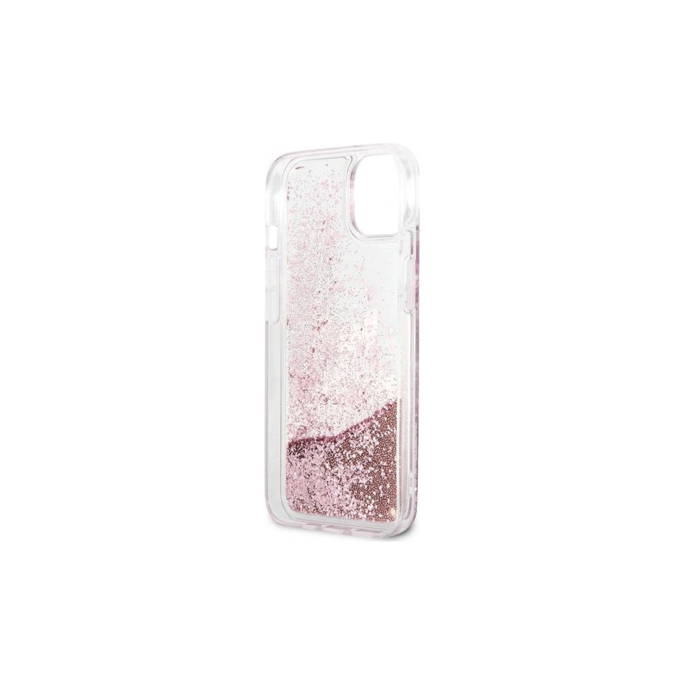 Hurtownia GSM - Etui Karl Lagerfeld KLHCP13MPABGNU Apple iPhone 13 růžový/pink hardcase PEEK A BOO Liquid Glitter - KLD786PNK - {ean13} - Hurt