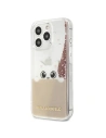 Etui Karl Lagerfeld KLHCP13XPABGNU Apple iPhone 13 Pro Max różowy/pink hardcase PEEK A BOO Liquid Glitter