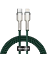 Kabel USB-C do Lightning Baseus Cafule, PD, 20W, 1m (zielony)