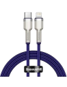 Kabel USB-C do Lightning Baseus Cafule, PD, 20W, 1m (fioletowy)