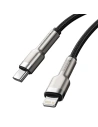 Wholesale USB-C cable for Lightning Baseus Cafule, PD, 20W, 0,25m (black) - BSU3049BLK - {ean13} - Hurt