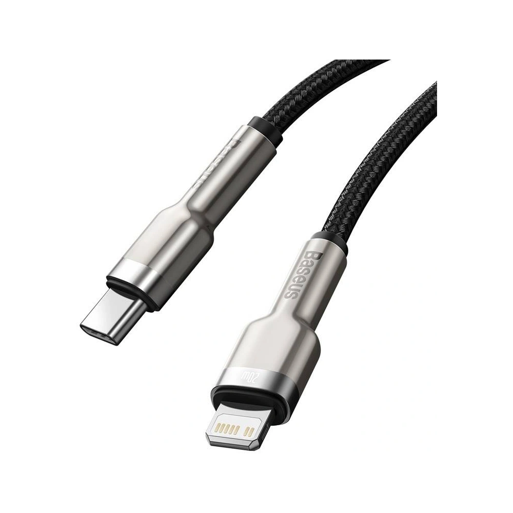 Hurtownia GSM - Kabel USB-C do Lightning Baseus Cafule, PD, 20W, 0,25m (czarny) - BSU3049BLK - {ean13} - Hurt