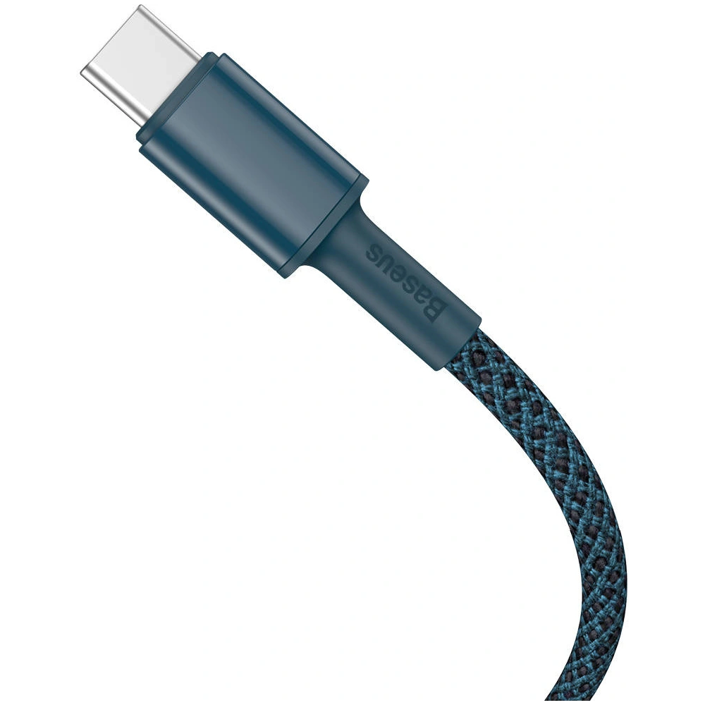 Hurtownia GSM - Kabel USB-C do USB-C Baseus High Density Braided, 100W, 1m (modrý) - BSU3050BLU - {ean13} - Hurt
