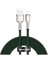 Kabel USB do Lightning Baseus Cafule, 2.4A, 2m (zielony)